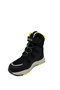 Pk24-1361 Booties Boy's Snow Boots Black Yellow - 5