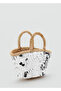 Sequined Mini Basket Bag