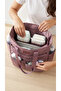 Daily Water Repellent Bag - Laptop Compartment, Quilted Detail, Multi-Pockets, Bottle Compartment, Suitcase Attachment - 5