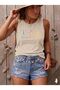 Beach Bum Printed Women's (Off Shoulder) Slim Fit Strappy Tshirt