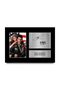 Alayra Framed A4 Tom Cruise & Kelly McGillis Top Gun Maverick & Charlie Gifts Printed Signed Autograph Picture for Movie Memorabilia Fans - A4