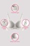 Seamless Bra - Soft |   Laser Cut Wire-Free Seamless Women's Bra with Adjustable Straps 2-Pack-6 - 3