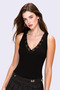 Women's V-Neck Lace Detailed Cotton & Modal Camisole Undershirt - Advantageous Pack of 2 - 2