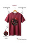 100% Cotton Regular Fit Unisex T-Shirt with Turkish Flag, Horse Warrior, Bozkurt and Wolf Figures