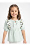 Girls Blouse with Frills