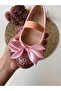 Glittery Pink Children's Ballet Shoes - 3