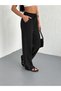 Women's Muslin Fabric High Waist Wide Leg Pants - 4