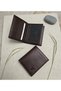 100% Genuine Leather Medium Size Vertical Model Men's Wallet with Coin Compartment