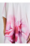 Pink Floral Loose Fit Kaftan - 4
