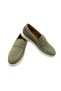 Italian Style Internal and External Natural Leather Suede Men's Shoes Green T15216-28 - 3