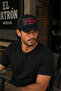 Men's Black Hat El Patron Colombia Printed Adjustable Buckle Sports Hat - 5