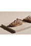Women's Genuine Leather Sandals Tan Brick Color Comfortable Soft Sole Daily Summer Slippers - 7