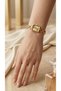 Stella Women's Steel Watch Gold Color Old Money Vintage Chain Band Rectangular Case Luxury Elegant Stylish Women's Wristwatch |   Luxury Limited Edition 2026 - 2