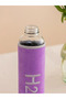 H2O Glass Flask with Plush Cover 600 ml Light Purple - Color Options Available - 4