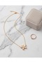 Serafly Pearl Butterfly Steel Necklace - 2