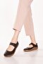 Genuine Leather Anatomical Sole Comfortable Daily Ballet Flats Usl.2210 Brown - 6