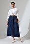 Belted Denim Skirt - 2
