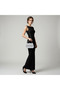 Women's Evening Dress Bag with Metal Handle and Chain Strap, Stylish Design, Evening Event, Special Occasion Bag - 2