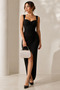 Women's Evening Dress Bag with Metal Handle and Chain Strap, Stylish Design, Evening Event, Special Occasion Bag - 2
