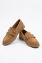 Taba Women's Orthopedic Loafer Suede Buckle Daily Ballet Shoes Sl851Nav - 4