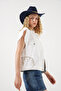 Women's Stone Detailed Denim Vest - 5