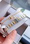 Premium Oval Case Women's Wristwatch Steel Band Japanese Movement Gift with Special Box Hmby2062C1 - 6