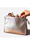 Lilac Color Hologram Shiny Makeup Bag