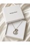 Oyster Pearl Women's Necklace Stainless Steel Stylish Gift Jewelry - 3