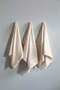 3-Piece Towel Set 50X90 Tulipa Cream 100% Cotton