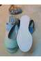 Women's Knitted Patterned Open Heel Daily Comfortable Ballerinas - 3