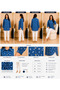 Fashionable Shirt with Shoulder Puffs and Pattern, Comfortable Cut, Plus Size - 2