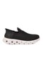 Black-White Textile Memory Foam Lightweight Flexible Women's Sports Shoes Pci-10101 g - 2