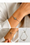 Stylish Heart and Stone Adjustable Women's Bracelet - 2