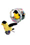 Talking Imitating Plush Parrot with Slap Wristband, Recording and Singing Toy - 3
