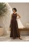Women's Gathered Waist Sleeveless Long Dress - 4