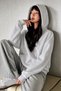 Women's Comfortable Fit Hooded Sweatshirt Oversized Cut - 2