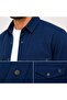 Reeport Long Sleeve Plus Size Men's Denim Shirt - 7644 - 3