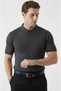 Smoked Polo Neck Knitwear T-Shirt Comfortable Fit Men's Knitwear T-Shirt 2608108 - 2