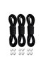 90 cm Metal Clip Elastic Laces |   3 Pairs