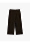 Loose Fit Viscose Blend Waist-Tie Wide Leg Pants - 3