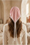 Lace Detailed Crown Shaped Bandana Pink