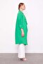 Green Shoulder Epaulettes Detailed Short Cap - 2