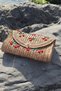 Women's Straw Portfolio Bag Cerise Atelier Cherry Embroidered Natural Handbag - Handcrafted (Combined Product) - 8