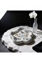Handmade Concrete Jewelry Tray with Marble Pattern Decorative Organizer