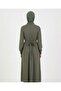 Waist-Tie Hijab Dress with Stylish Accessories - 2