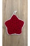 Hand Knitted Strap Washcloth Decorative Bath Soft Washcloth Red Handmade Washcloth with Back Strap Baby Washcloth - 2