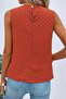 Women's Strappy Round Neck Patterned Single Jersey Blouse - 5