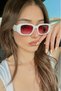 Moutra Red Women's Sunglasses Uv400