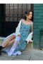Design Victorian Countryside Dress Women's Turquoise - 5