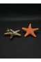 Sea Star Model Mine Handcrafted Steel Women's Earrings Summer Model Stylish Accessory Jewelry Titanium Summer Style New Gift Luck - 5